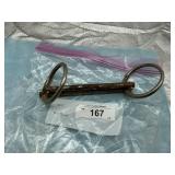 VINTAGE METAL HORSE BIT  . NO MARKINGS