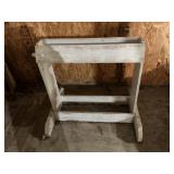 WOOD SADDLE RACK