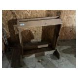 WOOD SADDLE RACK