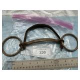 VINTAGE RING SNAFFLE BIT-NO MARKINGS