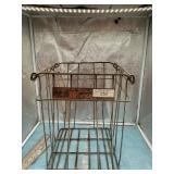 CREAM OF VALLEY METAL CRATE, APPROX SIZE 15' TALL,
