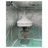 ALADDIN #23 OIL LAMP WITH WHITE SHADE