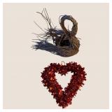 Swan ï¿½ Heart & USA Wreaths