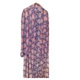 Vintage Paisley Robe ( semi Silky )