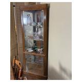 Corner Wall Curio Cabinet