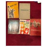 Vintage sports books and magic
