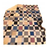 Dark Blue Patchwork Quilt