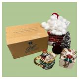 Avon Sugar Creamer + Christmas Decor