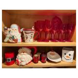 Christmas lot ( inside cabinet )