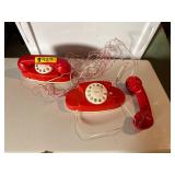 Kids vintage intercom dial phones