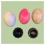 3 Marble Easter eggs