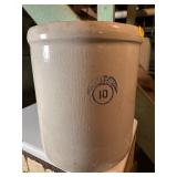 Crock marked 10
