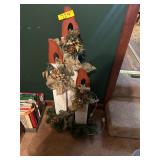 Wood Candle light Christmas decor