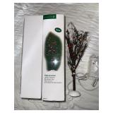Department 56 Village accessory bear branch tree