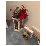 Christmas decor light up & lantern
