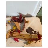 Distressed native headbands ( VERY POOR CONDITION)