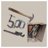 Clamps ï¿½ Hammer ï¿½ Pipe Wrench