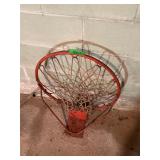 Metal vintage basketball hoop