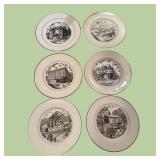 Vintage Tri-State Pottery Festival plates OHIO