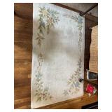 Rug ( cream with floral )