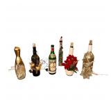 Decorative lighted bottle lot
