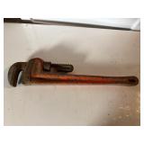 Ridged pipe wrench 18 inch