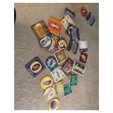 Vintage advertising coasters