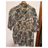 Vintage Natural Issue XL 100% Cotton button Shirt