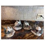 Thomas Kincaid light up village houses