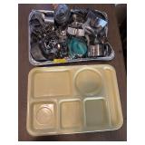 Vintage Cookie cutters and tray