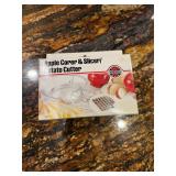 Apple core and slicer