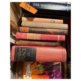 Vintage books, including Frankenstein