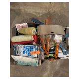 Large lot of painting supplies