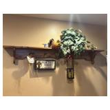 All wall decor on shelf ( no shelf )