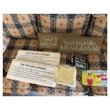 Funny Sayings Wall Art Lot