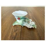 Franz Porcelain Ladybug Cup & Saucer Set