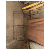 Vintage metal bicycle rack