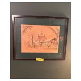 Governors Palace Garden Williamsburg, Virginia art