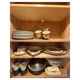 Vintage Pfaltzgraff village Stoneware HUGE SET