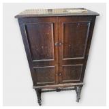 Vintage Wood Entertainment Cabinet