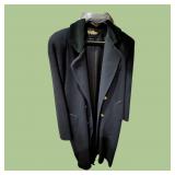 100% Wool London Fog Trench Coat USA  sz 12
