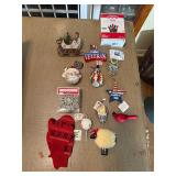 Christmas ornaments mostly new