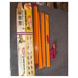 Vintage hot wheel strip action set by Mattel