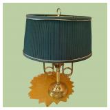 Bouillotte lamp W/ Green Shade