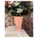 Nelson McCoy pottery? Pink vase