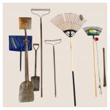 Rake ï¿½ Shovel ï¿½ Tool Lot