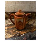 vintage Art Deco Bunzlau Feuerfest coffee pot