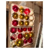 Vintage bulbs, ornaments