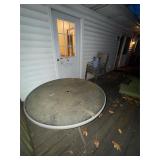 Outdoor patio set with 4 chairs