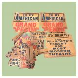 The NEW AMERICAN THEATRE E. Liverpool OH Advertise